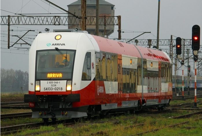 SA133-021 na prezentacji nowych pociągów ARRIVA
