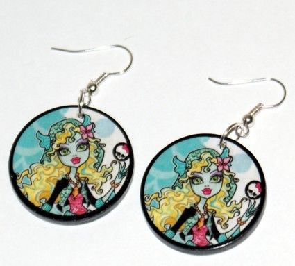 Kolczyki Monster High:Lagoona Blue