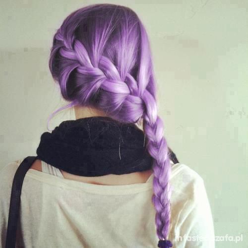 Fioletowe włosy