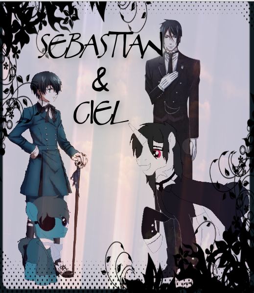 Sebastian and Ciel Pony Version