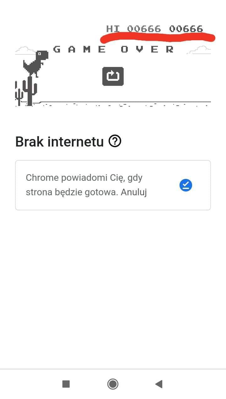 Brak internetu