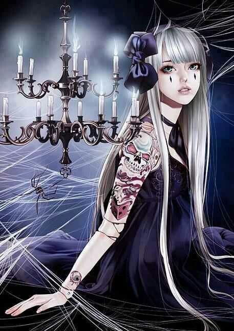 Anime Gothic Girl