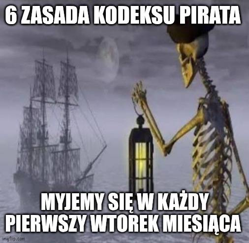 6 zasada kodeksu pirata