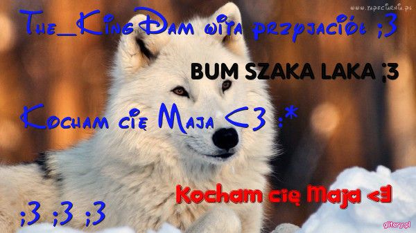 Emmm... Coś tam z wilkiem xD