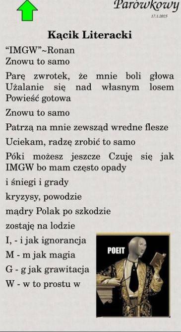 Ten wiersz zasługiwał na to by się tu znaleźć