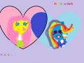 My Raiwbow and my Flutershy