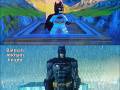 Porównanie Batmana stojącego na najwyższym punkcie