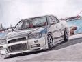 Nissan Skyline ER34 - rysunek