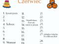 Kalendarz urodzin jejaków - Czerwiec