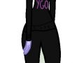 Violet dres
