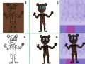 Etapy rysowania - Freddy