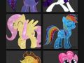 Kolaż - M6 Shiny Ponies